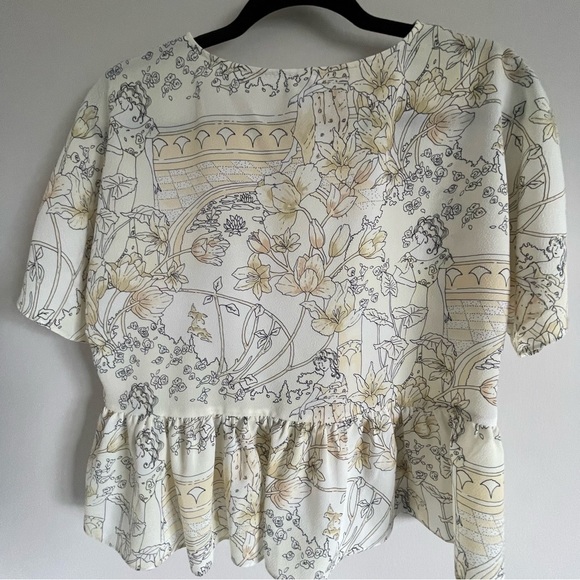 ARITZIA Wilfred Macee blouse - size XS (oversized) - yellow - Picture 8 of 8